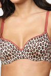 Triumph Padded Wired Medium Coverage T-Shirt Bra - Brown - Light Combination — thumbnail 4